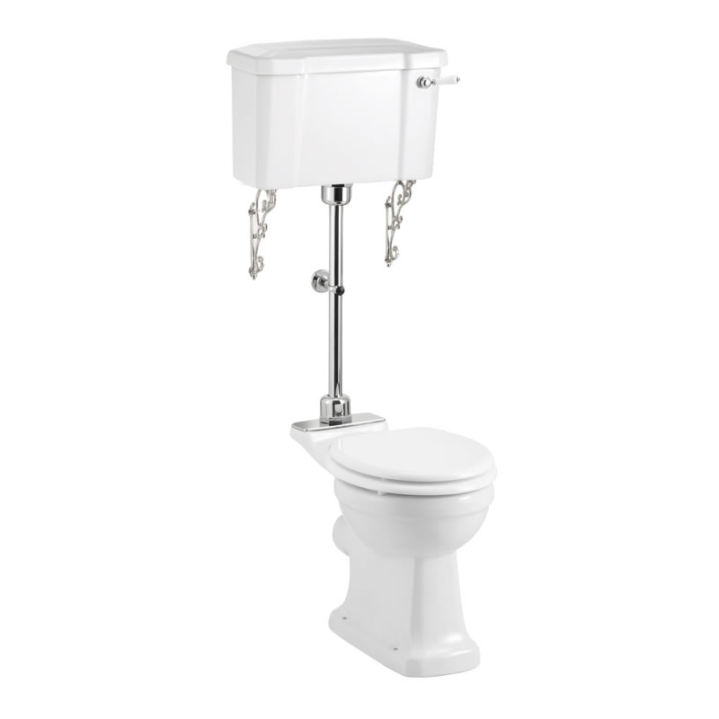 Regal medium level WC with 440 - white lever cistern